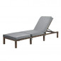 SVITA Peach Gartenliege Rattan-Optik Braun SVITA Peach Gartenliege Rattan-Optik Braun