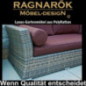 Ragnarök-Möbeldesign PolyRattan Lounge - Deutsche Marke - eigene Produktion - 8 Jahre Garantie auf UV Beständig - Garten Möbe