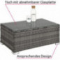 TecTake Polyrattan Sitzgruppe mit Aufbewahrungsbox für Polster, Tisch mit Glasplatte, frei zu gruppierendes Gartenmöbel Set, TecTake Polyrattan Sitzgruppe mit Aufbewahrungsbox für Polster, Tisch mit Glasplatte, frei zu gruppierendes Gartenmöbel Set,