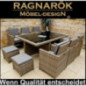 Ragnarök-Möbeldesign PolyRattan - DEUTSCHE Marke - EIGENE Produktion - 8 Jahre GARANTIE auf UV-Beständigkeit Gartenmöbel Essg