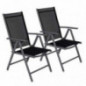 CCLIFE Balkonstühle 2er 4er Set Alu Gartenstuhl Balkonstuhl stapelbar verstellbar klappbar Belastbarkeit 120 kg Aluminium Out CCLIFE Balkonstühle 2er 4er Set Alu Gartenstuhl Balkonstuhl stapelbar verstellbar klappbar Belastbarkeit 120 kg Aluminium Out