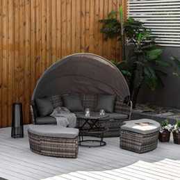 Sonneninsel Rattan Gartenmuschel Polyrattan | (2024) günstig kaufen