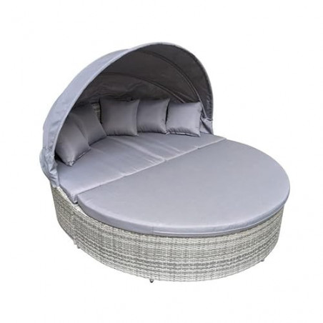 Home Islands Taipeh XL Sonneninsel Loungeinsel Daybed Loungebett Polyrattan