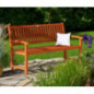 Casaria Gartenbank Maxima Wetterfest Eukalyptus Holz FSC® 152x55x90cm 395kg Belastbarkeit Ergonomisch Garten Terrasse Bank Si Casaria Gartenbank Maxima Wetterfest Eukalyptus Holz FSC® 152x55x90cm 395kg Belastbarkeit Ergonomisch Garten Terrasse Bank Si