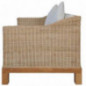 GuyAna 2-Sitzer-Sofa mit Auflagen Natur Rattan Poly Rattan 2 Seater Rattan Sofa Gartensofa GuyAna 2-Sitzer-Sofa mit Auflagen Natur Rattan Poly Rattan 2 Seater Rattan Sofa Gartensofa
