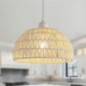 Comely Pendelleuchte Rattan, Boho Hängelampe Esszimmer mit E27 Lampefassung, Handgeflochtener Rattan Lampenschirm, Geeignet f Comely Pendelleuchte Rattan, Boho Hängelampe Esszimmer mit E27 Lampefassung, Handgeflochtener Rattan Lampenschirm, Geeignet f