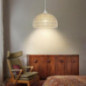 Comely Pendelleuchte Rattan, Boho Hängelampe Esszimmer mit E27 Lampefassung, Handgeflochtener Rattan Lampenschirm, Geeignet f Comely Pendelleuchte Rattan, Boho Hängelampe Esszimmer mit E27 Lampefassung, Handgeflochtener Rattan Lampenschirm, Geeignet f