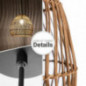 Paco Home Pendelleuchte Wohnzimmer Boho Korbleuchten Pendellampe Rattan Hängeleuchte Esszimmer Lampe Papier E27, Lampenart:Pe Paco Home Pendelleuchte Wohnzimmer Boho Korbleuchten Pendellampe Rattan Hängeleuchte Esszimmer Lampe Papier E27, Lampenart:Pe
