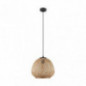 EGLO Pendelleuchte Dembleby, 1 flammige Hängelampe Vintage, Natur, Hygge, Hängeleuchte Holz Korb geflochten, Esstischlampe, W EGLO Pendelleuchte Dembleby, 1 flammige Hängelampe Vintage, Natur, Hygge, Hängeleuchte Holz Korb geflochten, Esstischlampe, W