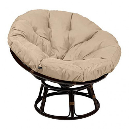 Classic Accessories Montlake Papasan-Kissen, wasserabweisend, 127 cm, Antik-Beige, Outdoor-Papasan-Kissen