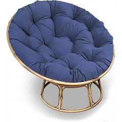 Goodming Ersatzpolster Papasan Drehsessel Kissen für die ​Schaukel Yoga für Terrasse, Rasen, Gartenschaukel, Gartenmöbel,Home