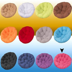 Goodming Ersatzpolster Papasan Kissen Hängematte Reißverschluss für Terrasse Rasen Hängesessel Gartensessel Drehsessel Korbse