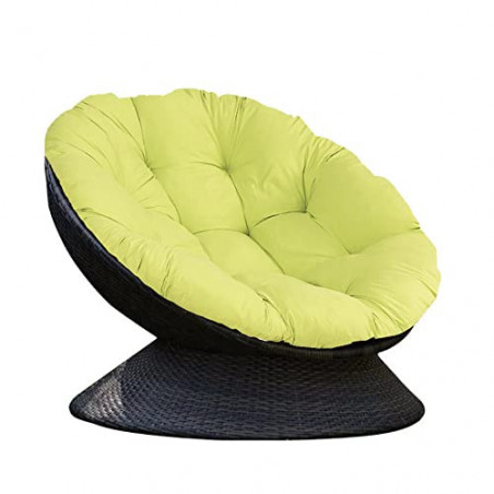 Goodming Ersatzpolster Papasan Kissen Hängesessel Polster rundes für Terrasse Rasen Hängesessel Gartensessel Drehsessel Korbs