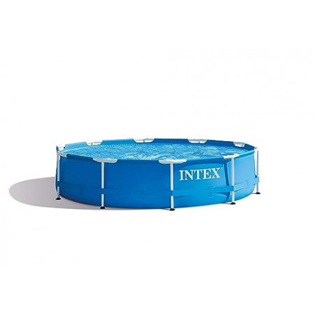 Intex Metal Frame Pool - Aufstellpool - Blau - Ø 305 x 76 cm