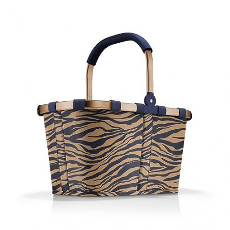 reisenthel carrybag frame sumatra – Stabiler Einkaufskorb mit viel Stauraum und praktischer Innentasche – Elegantes und wasse