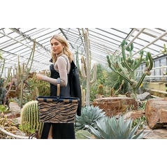 reisenthel carrybag frame sumatra – Stabiler Einkaufskorb mit viel Stauraum und praktischer Innentasche – Elegantes und wasse