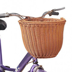 Fahrradkorb Vorne, Handgefertigt Einfache Montage und Demontage Fahrradkorb 35x24x25 cm Fahrradkorb Lenker für Kleiner Hund, 