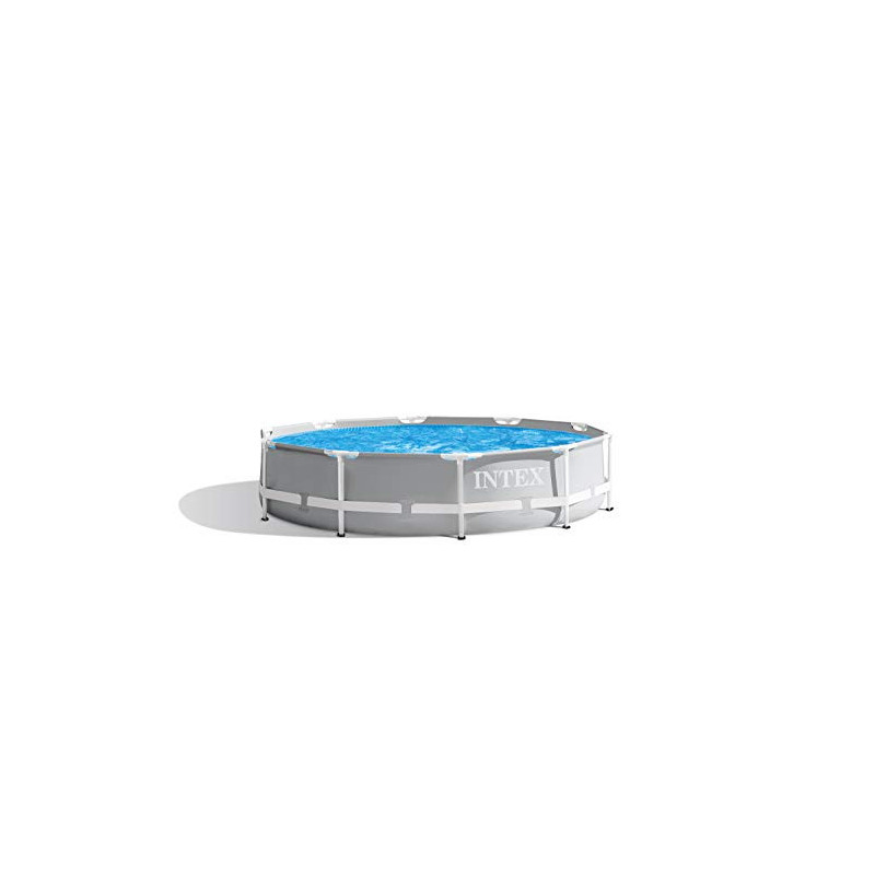 Intex Prism Rondo Ø 305 x 76 cm Frame Pool Set, Hellgrau Intex Prism Rondo Ø 305 x 76 cm Frame Pool Set, Hellgrau