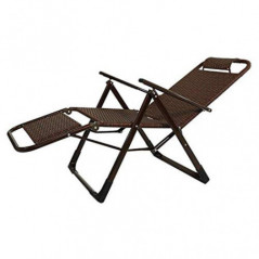 CAPXXIN Zero Gravity Chair Rattan Liege Gartenstuhl Outdoor Gartenmöbel |Klappbare Sonnenliege, verstellbare Sonnenliegen, Li