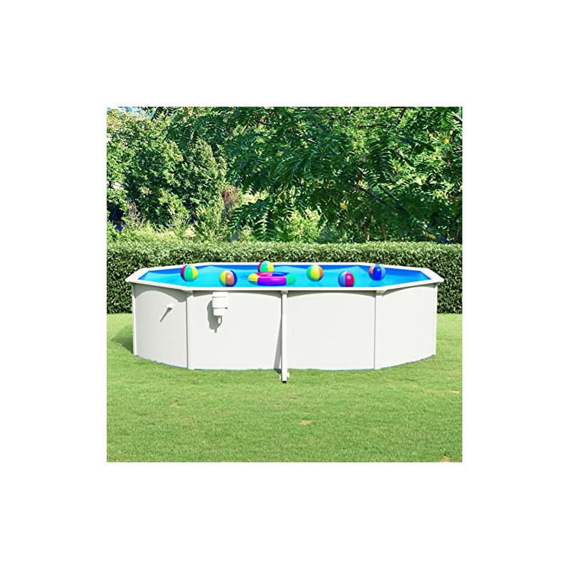 Festnight Stahlwandpool Komplettset stahlwandpool oval schwimmbecken Garten Pool mit Stahlwand Stahlwandbecken Pool oval Beck Festnight Stahlwandpool Komplettset stahlwandpool oval schwimmbecken Garten Pool mit Stahlwand Stahlwandbecken Pool oval Beck