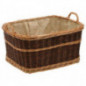 Dehner Weidenkorb mit Jute, ca. 60 x 47 x 40 cm, Weide, dunkelbraun Dehner Weidenkorb mit Jute, ca. 60 x 47 x 40 cm, Weide, dunkelbraun