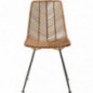 Kare Design Stuhl Ko Lanta Natur, leicht, Rattan Design, Esszimmerstuhl, hellbraun, 86x45x55cm Kare Design Stuhl Ko Lanta Natur, leicht, Rattan Design, Esszimmerstuhl, hellbraun, 86x45x55cm