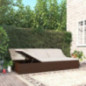vidaXL Sonnenliege mit Auflagen Verstellbar Gartenmöbel Liege Gartenliege Liegestuhl Relaxliege Sonnenbett Doppelliege Poly R vidaXL Sonnenliege mit Auflagen Verstellbar Gartenmöbel Liege Gartenliege Liegestuhl Relaxliege Sonnenbett Doppelliege Poly R