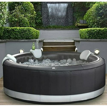 Luxus Premium SPA aufblasbarer Whirlpool aufblasbar + LCD Fernbedienung Modell 2024 Ø204cm Outdoor+Indoor Pool Heizung für 6 