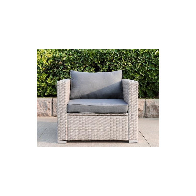 Premium Lounge Sessel Polyrattan Sofa Gartenmöbel Rattansessel 85 x 75 x 65 cm  BxTxH 