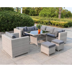 Premium Lounge Sessel Polyrattan Sofa Gartenmöbel Rattansessel 85 x 75 x 65 cm  BxTxH 