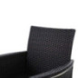 PHIVILLA 2er Set Rattan Stuhl mit Kissen aus Polyrattan und Stahlrahmen Gartenstuhl für Gartenbalkon Wasserdicht PHIVILLA 2er Set Rattan Stuhl mit Kissen aus Polyrattan und Stahlrahmen Gartenstuhl für Gartenbalkon Wasserdicht