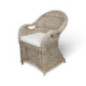 BURI Rattansessel mit Sitzkissen 84x63x66cm Sessel grau Stuhl Rattan Korbsessel Esszimmerstuhl Möbel Wohnzimmer Wintergarten BURI Rattansessel mit Sitzkissen 84x63x66cm Sessel grau Stuhl Rattan Korbsessel Esszimmerstuhl Möbel Wohnzimmer Wintergarten