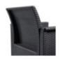 Koll Living Garden Sessel, 2 Stück, 65 x 74 x 63 cm  B x H x T  - naturgetreue Rattanoptik - mit ergonomisch geformten Rücken