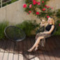 tectake® 2er Set Stuhl Acapulco Design, Gartenstuhl, Gartenstühle im Retro Design, Indoor und Outdoor Sessel für Garten, Wint tectake® 2er Set Stuhl Acapulco Design, Gartenstuhl, Gartenstühle im Retro Design, Indoor und Outdoor Sessel für Garten, Wint