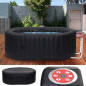 Whirlpool HWC-E32AM, 2 Personen In-/Outdoor heizbar aufblasbar inkl. Tisch 190x120cm FI-Schalter Whirlpool HWC-E32AM, 2 Personen In-/Outdoor heizbar aufblasbar inkl. Tisch 190x120cm FI-Schalter
