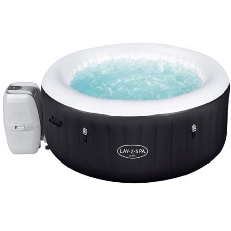 Bestway LAY-Z-SPA Miami AirJet™ Whirlpool, 180 x 66 cm, 2-4 Personen, rund, schwarz