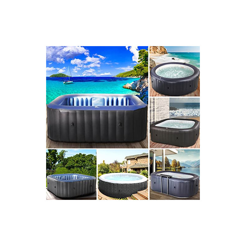 BRAST® Whirlpool aufblasbar MSpa | 2-8 Personen | viele Modelle rund und eckig | Ø 125-224cm | In-Outdoor Pool | TÜV | bis zu BRAST® Whirlpool aufblasbar MSpa | 2-8 Personen | viele Modelle rund und eckig | Ø 125-224cm | In-Outdoor Pool | TÜV | bis zu