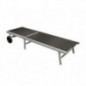 DEGAMO Rollenliege Ostia 200cm, Aluminium Silbergrau + Kunstgewebe schwarz wetterfest, Rückenteil 5-Fach verstellbar DEGAMO Rollenliege Ostia 200cm, Aluminium Silbergrau + Kunstgewebe schwarz wetterfest, Rückenteil 5-Fach verstellbar