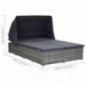 Tidyard Polyrattan Sonnenliege mit Auflage Doppelliege Gartenliege Liegestuhl Strandliege Gartenmöbel 2 Personen Relaxliege f Tidyard Polyrattan Sonnenliege mit Auflage Doppelliege Gartenliege Liegestuhl Strandliege Gartenmöbel 2 Personen Relaxliege f