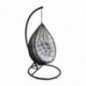 Dynamic24 Korb Hängesessel + Kissen + Gestell Hängestuhl Lounge Hängekorb Schaukel Sessel Dynamic24 Korb Hängesessel + Kissen + Gestell Hängestuhl Lounge Hängekorb Schaukel Sessel