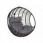 Hängekorbsessel aus Rattan Schwarz ohne Gestell inkl. Sitz- u. Kopfkissen Aspio Hängekorbsessel aus Rattan Schwarz ohne Gestell inkl. Sitz- u. Kopfkissen Aspio