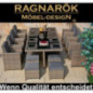 Ragnarök PolyRattan - DEUTSCHE Marke - EIGENE Produktion - 8 Jahre GARANTIE auf UV-Beständigkeit - Möbeldesign Gartenmöbel Es