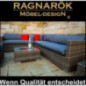 Ragnarök-Möbeldesign PolyRattan Lounge DEUTSCHE Marke - EIGNENE Produktion - 8 Jahre GARANTIE auf UV Beständigkeit Garten Möb