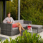 TecTake Polyrattan Lounge inkl. Sitzkissen, Rückenkissen und Glastisch, Balkon Möbel, Lounge Gartenmöbel Set für die Terrasse TecTake Polyrattan Lounge inkl. Sitzkissen, Rückenkissen und Glastisch, Balkon Möbel, Lounge Gartenmöbel Set für die Terrasse