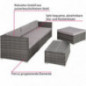 TecTake Polyrattan Lounge inkl. Sitzkissen, Rückenkissen und Glastisch, Balkon Möbel, Lounge Gartenmöbel Set für die Terrasse TecTake Polyrattan Lounge inkl. Sitzkissen, Rückenkissen und Glastisch, Balkon Möbel, Lounge Gartenmöbel Set für die Terrasse